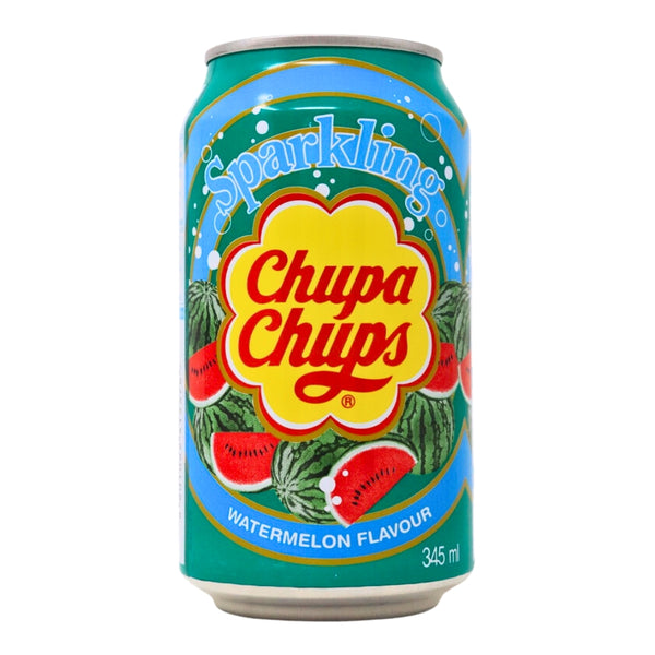 Chupa Chups Sparkling Watermelon - 345mL - Soda Pop from Chupa Chups