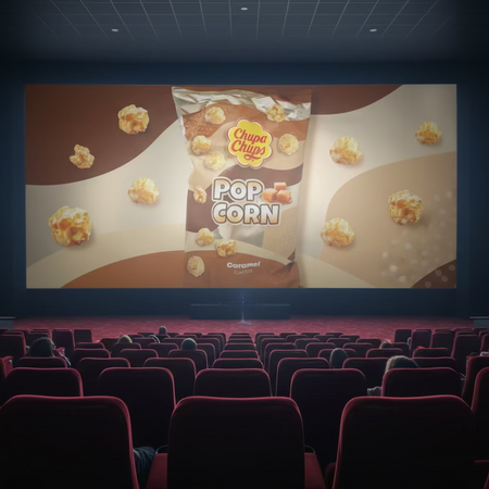 Chupa Chups Popcorn Caramel (UK) - 90g   Cinema