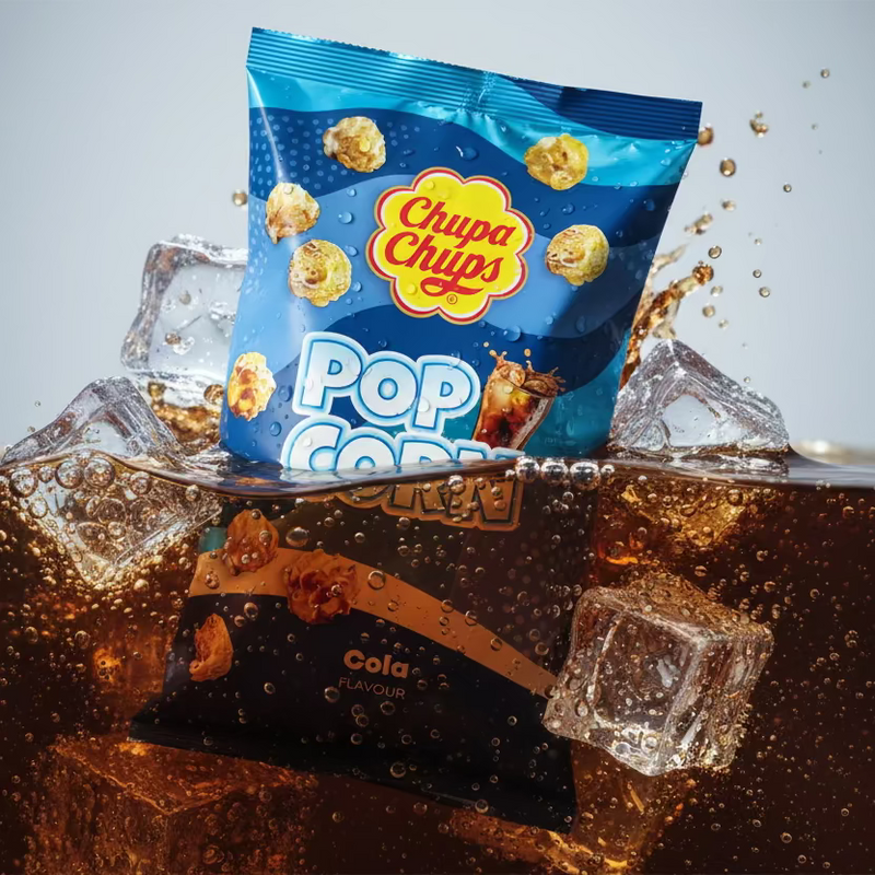 Chupa Chups Popcorn Cola (UK) - 90g