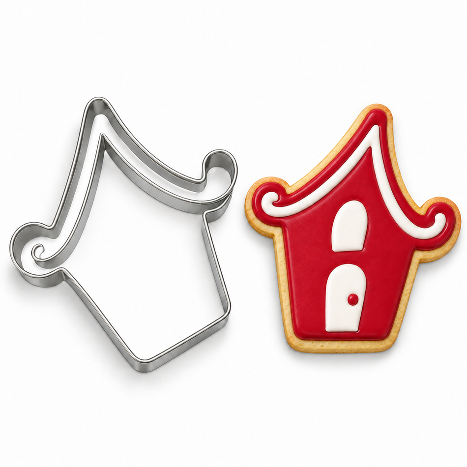 Candy Funhouse Cookie Cutter - House