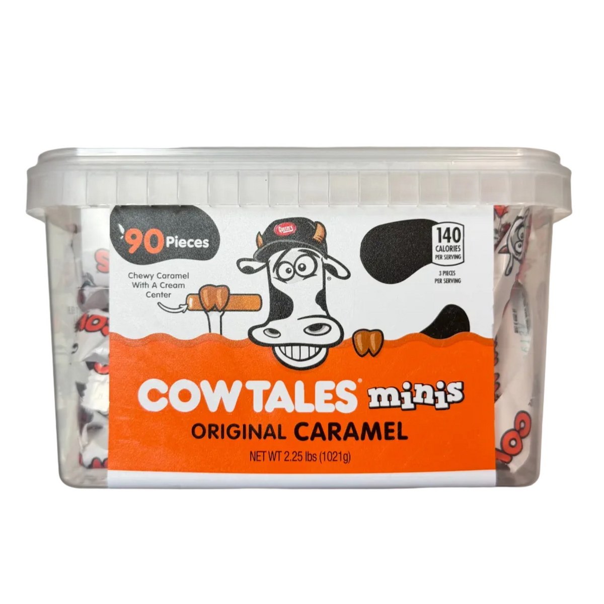 Cow Tales Caramel Minis 90ct Tub - 36oz