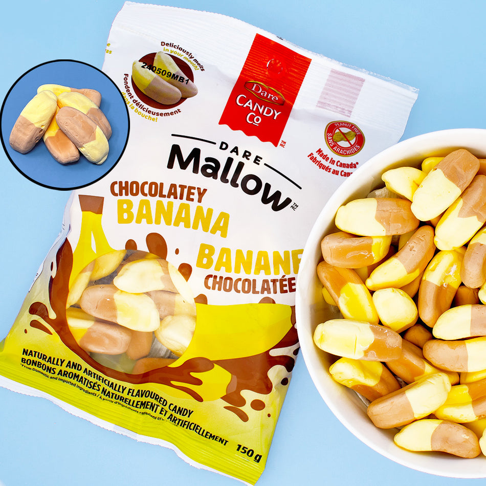Dare Mallow Chocolatey Banana Flavoured Marshmallow Candy - 150g