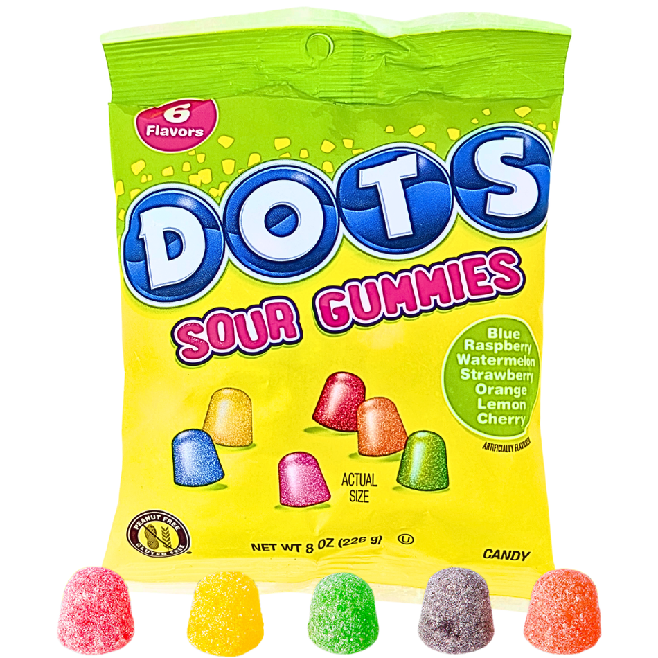 Dots Sour Gumdrops Candy
