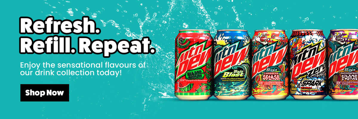 Exotic Drinks Canada. Online Candy Store. Mountain dew drinks. Summer drinks collection!