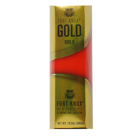 Fort Knox Gold Bar - 10.8oz - Chocolate Bar - Belgian Chocolate