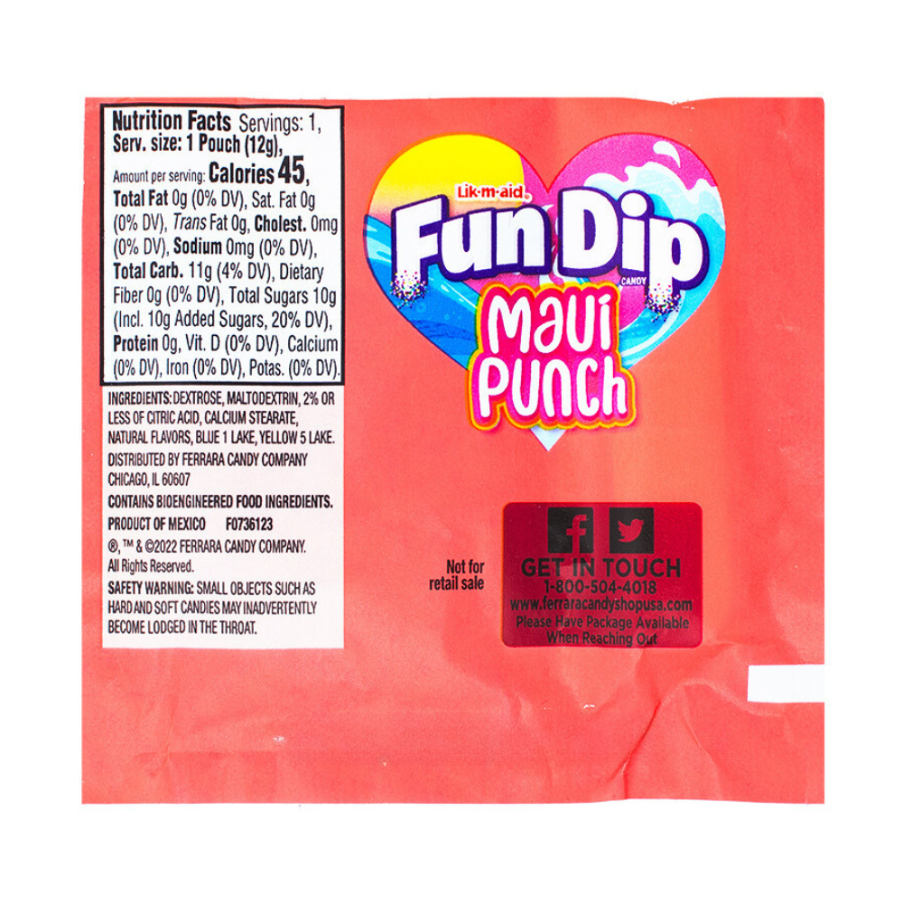 Fun Dip Lik-m-aid Maui Punch