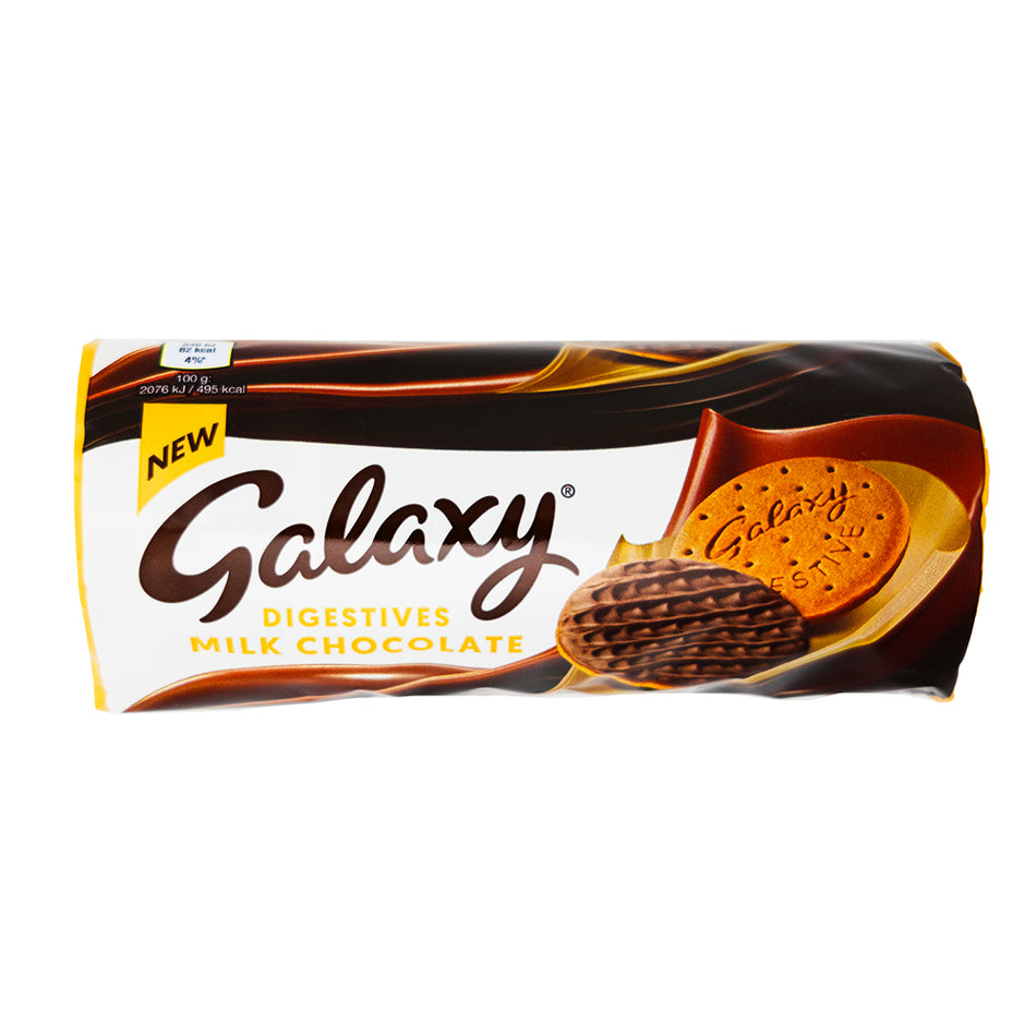 Galaxy Chocolate Digestives (UK) - 300g - Galaxy Chocolate - Digestives - Chocolate Digestives - Galaxy Digestives - UK Candy - UK Chocolate - British Chocolate - British Candy