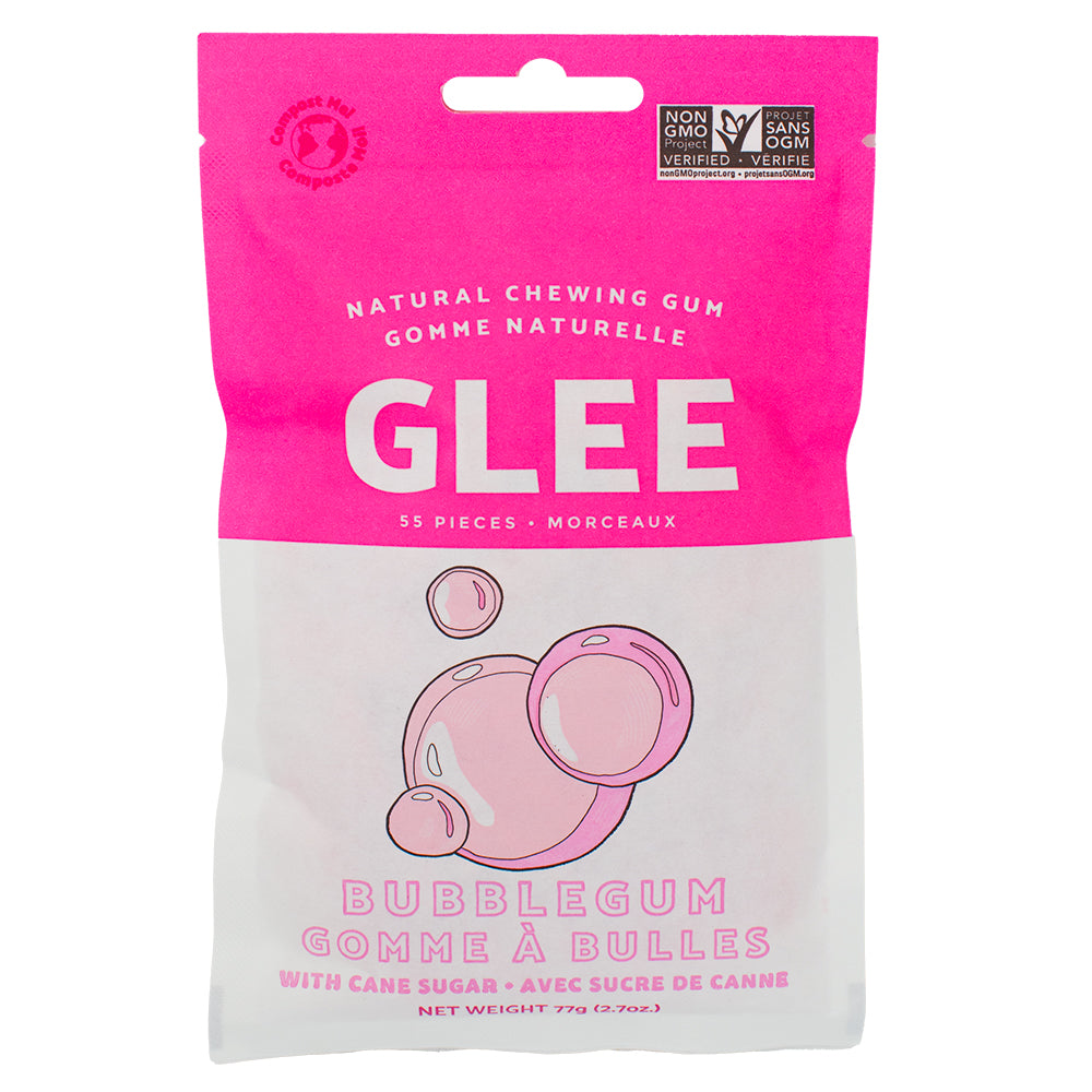 Glee Gum Bubble Gum - 77g - Glee - Glee Gum - Chewing Gum - Gum - Bubble Gum