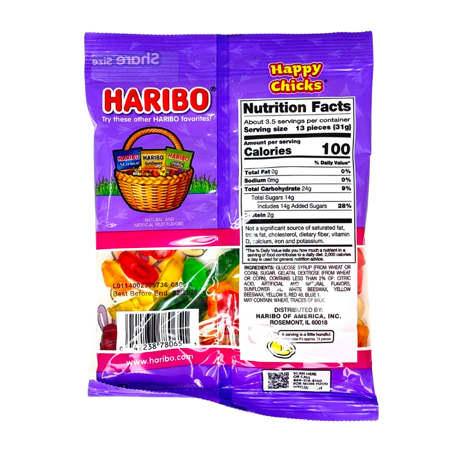 Haribo Happy Chicks - 4oz-candy-funhouse