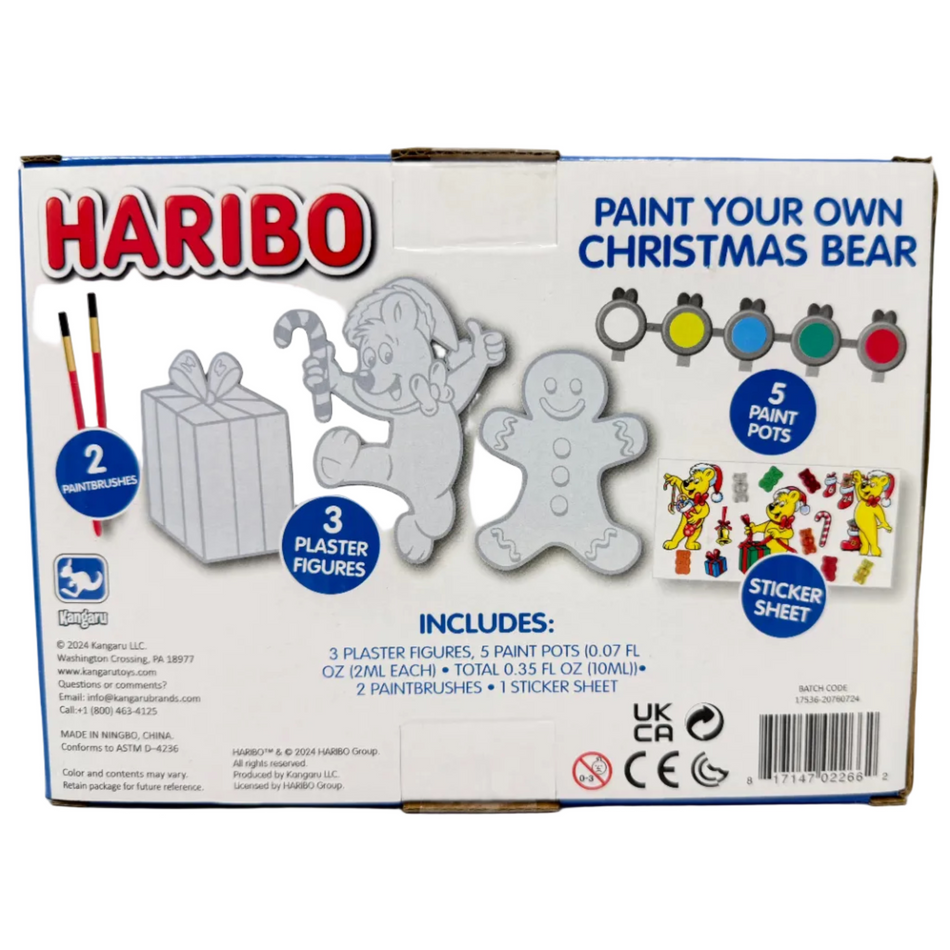 Haribo Paint Your Own Christmas Bear Back