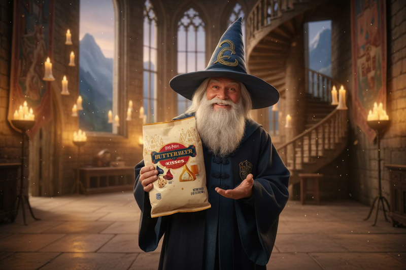 Hershey's Harry Potter Butterbeer Kisses Stand Up Bag - 28.5oz