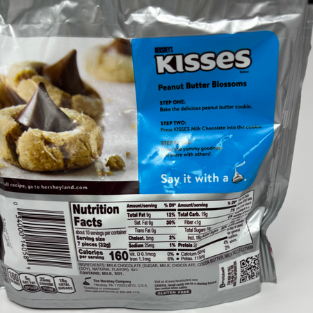 Hershey's Kisses Milk Chocolate - 10.8oz Ingredients