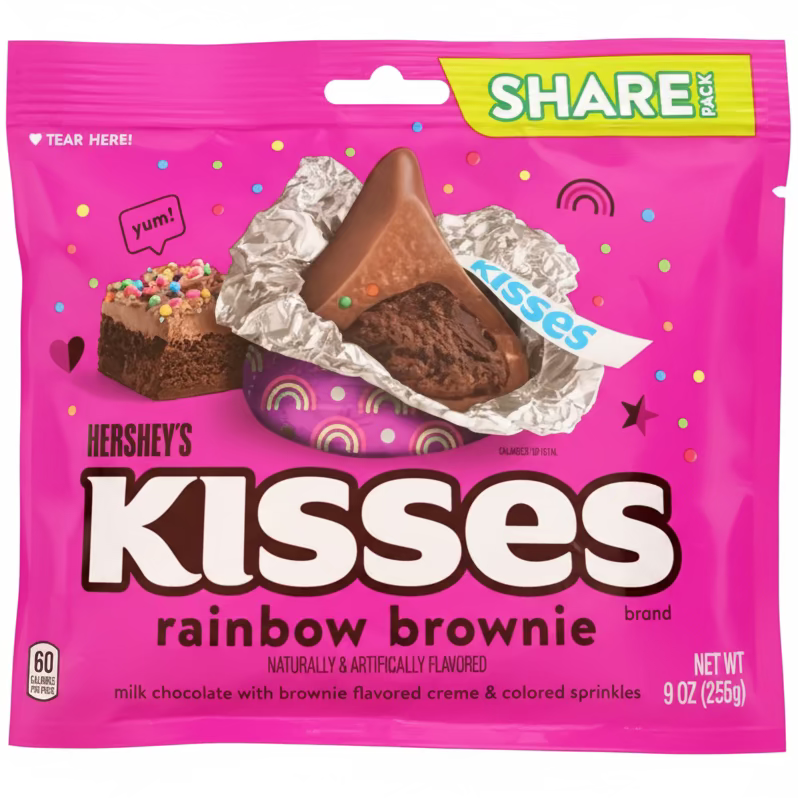 Hershey's Kisses Rainbow Brownie - 9oz