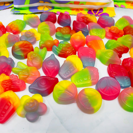 Katja Flower Power Vegan Gummy - 250g | Candy Funhouse - Vegan Candy - Gummy - Gummy Candy - Gummies - Vegan Gummy - Vegan Gummies - Katja Flower Power Vegan Gummy - Katja Flower Power Gummy