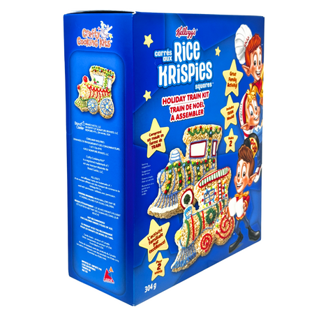 Kellogg's Rice Krispies Sqaures Holiday Train Kit - 304g Ingredients