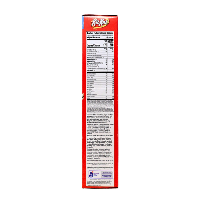 Kit Kat Cereal 552g Nutrient Facts - Ingredients - American Cereal from Kit Kat