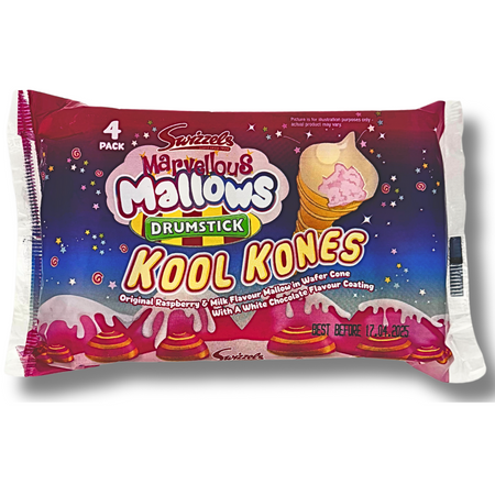 Swizzels Marvellous Mallows Kool Kones (UK) - 60g