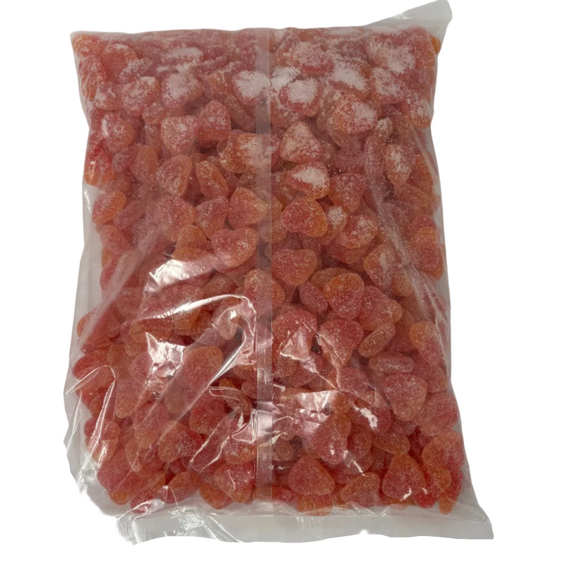 McCormicks Peach Gummy Hearts - 2.5kg