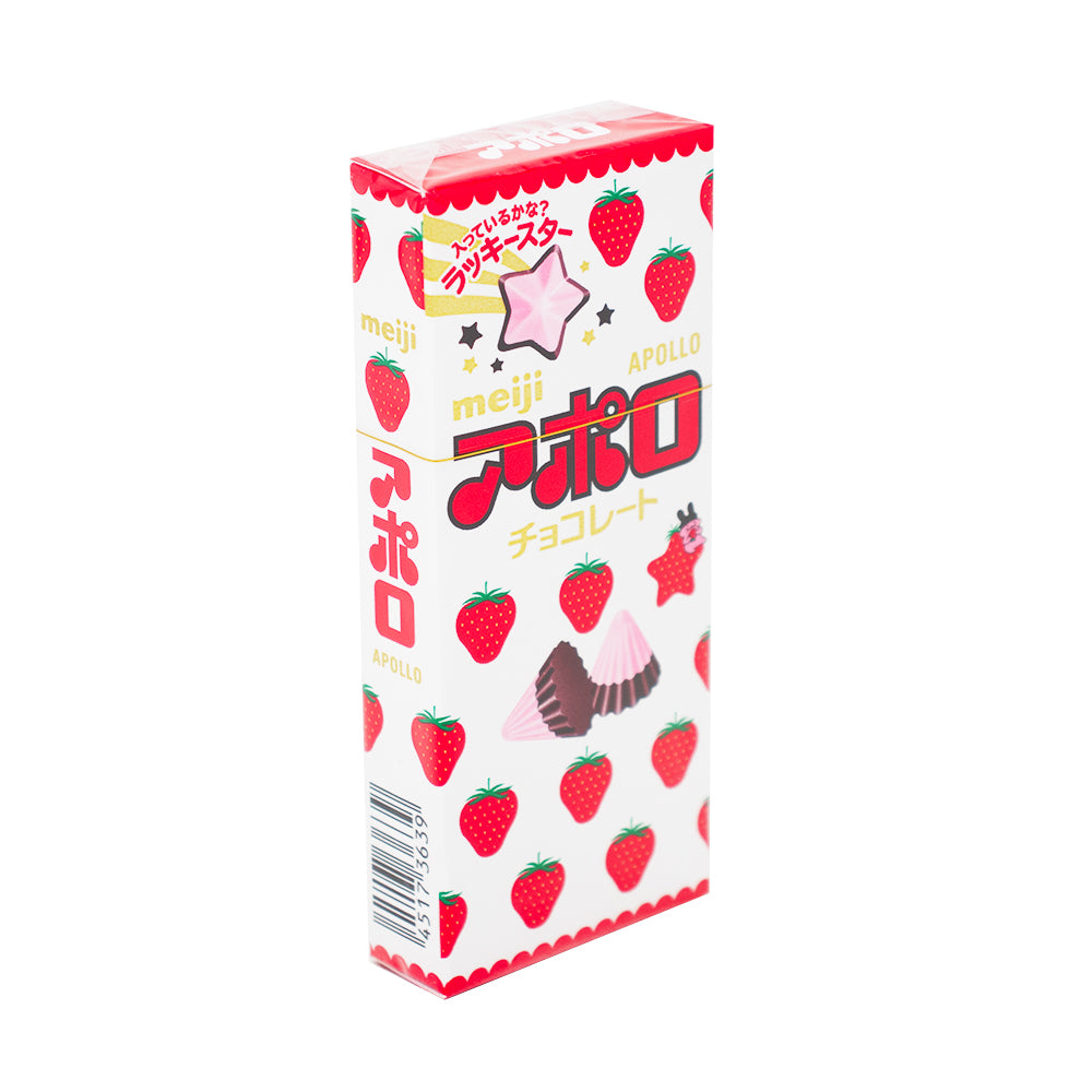 Meiji Apollo Strawberry Chocolate - 46g | Candy Funhouse – Candy