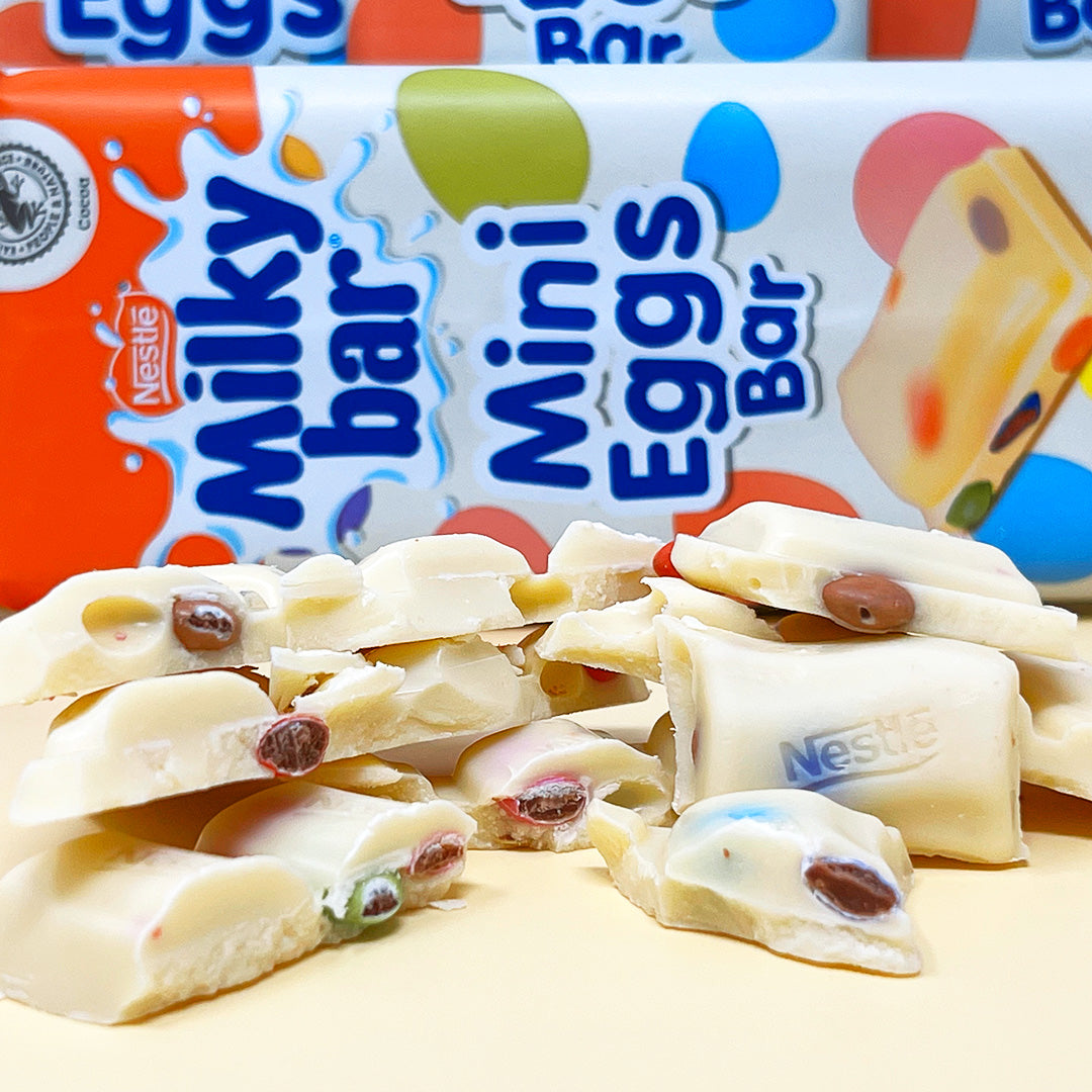 Milkybar Mini Eggs Bar UK 100g Candy Funhouse Candy Funhouse CA Milkybar mini eggs bar uk 100g candy funhouse candy funhouse ca