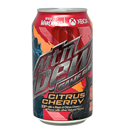 Mountain Dew Citrus Cherry Game Fuel - 355mL