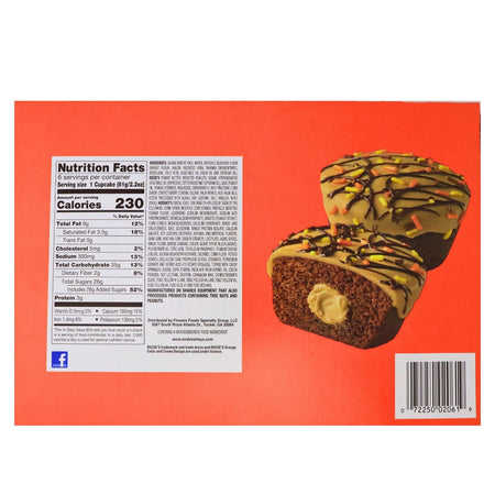Mrs. Freshley's Reese's Peanut Butter Flavored Cupcakes 128 g Nutrient facts Ingredients CanadaFunHouse
