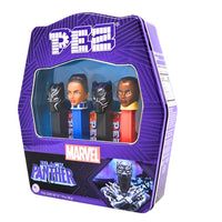 Pez Black Panther Gift Tin Front - Black Panther - Black Panther Candy - Pez Candy - Pez - Black Panther Pez - Black Panther Pez Candy