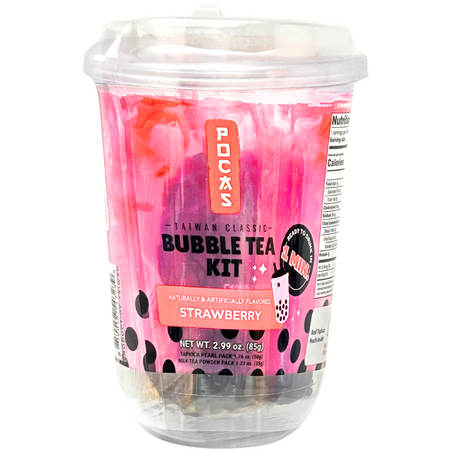 Pocas Popping Boba Kit Strawberry Single Cup - 2.99oz