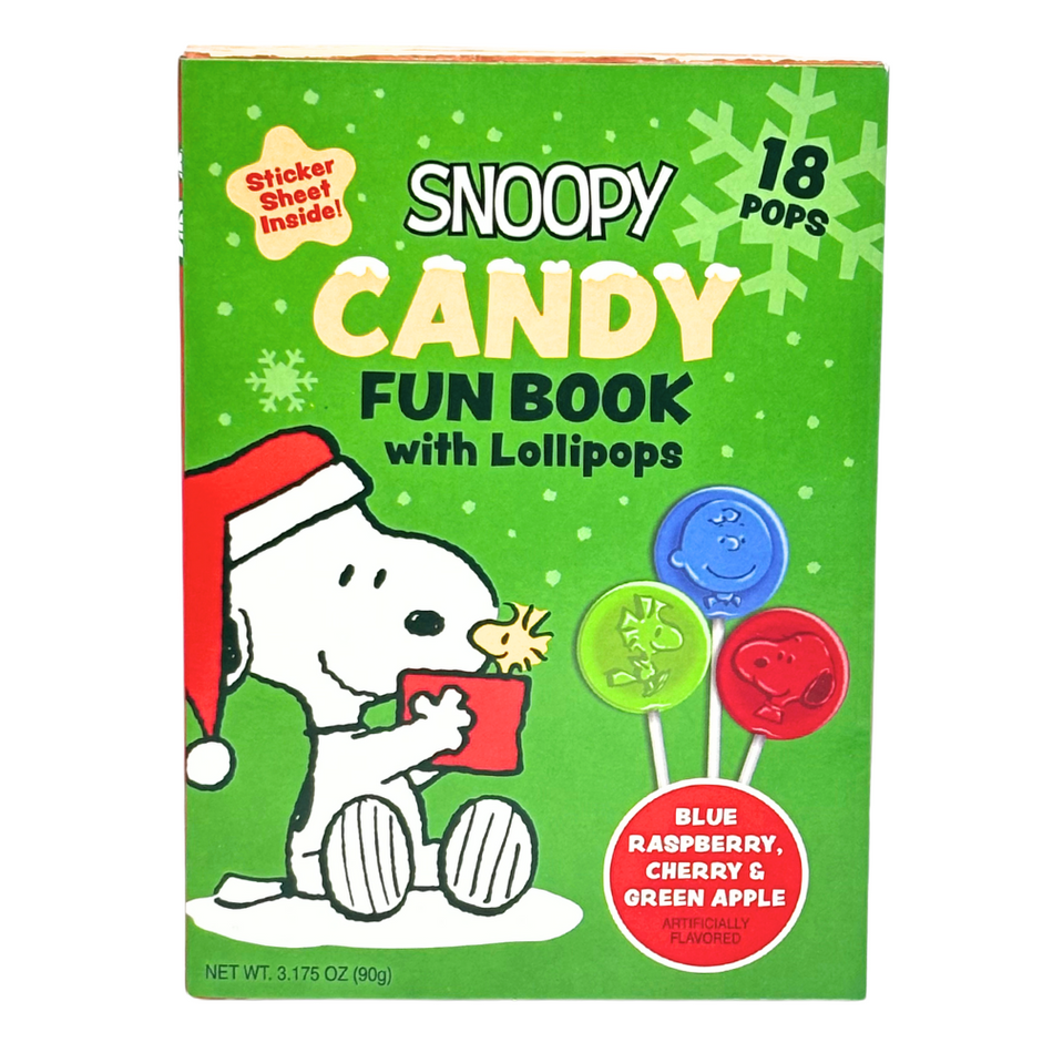 Snoopy Candy Fun Book with Lollipops - 90g