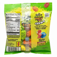 Sour Patch Kids Chews Back Ingredients