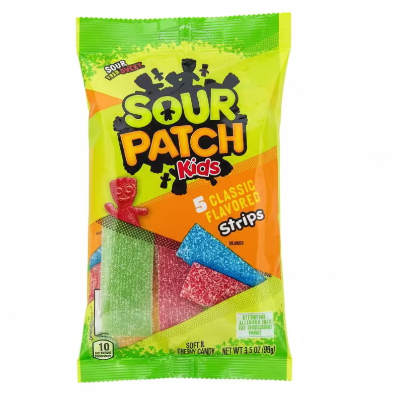 Sour Patch Kids Strips 3.5oz Bags