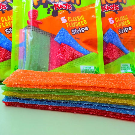 Sour Patch Kids Strips - 3.5oz Belts stacked in front