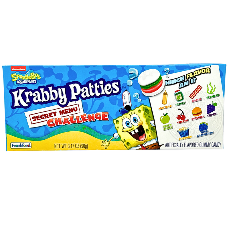 Spongebob Krabby Patties Secret Menu Challenge - 3.17oz