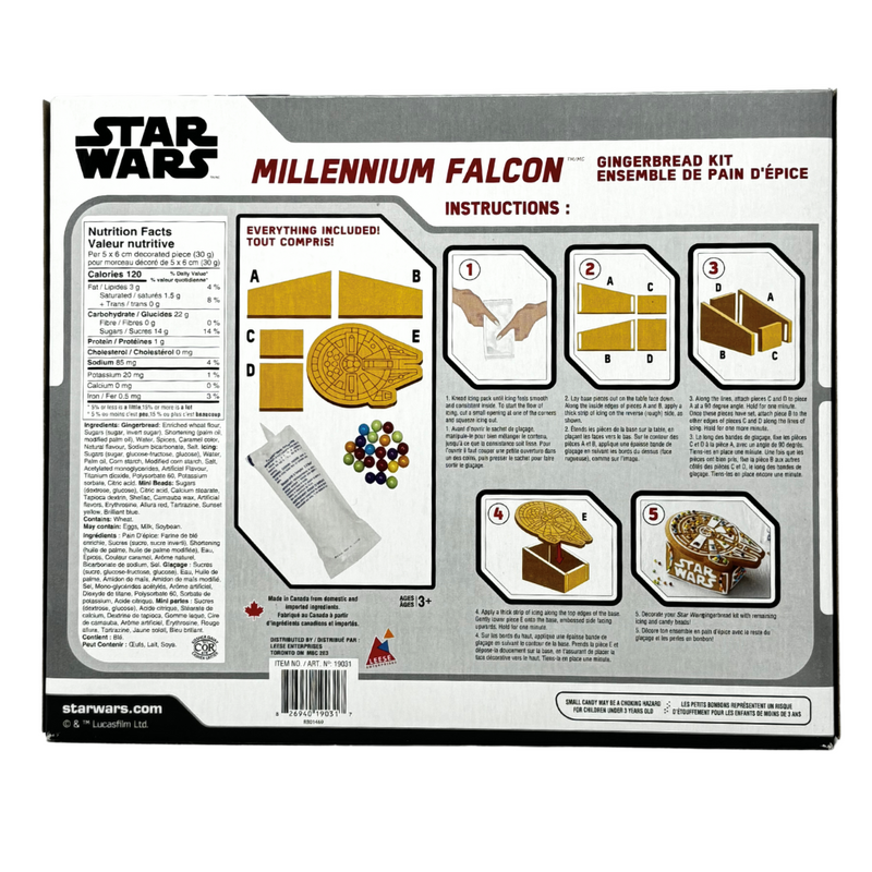 Star Wars Millennium Falcon Gingerbread Kit - 735g