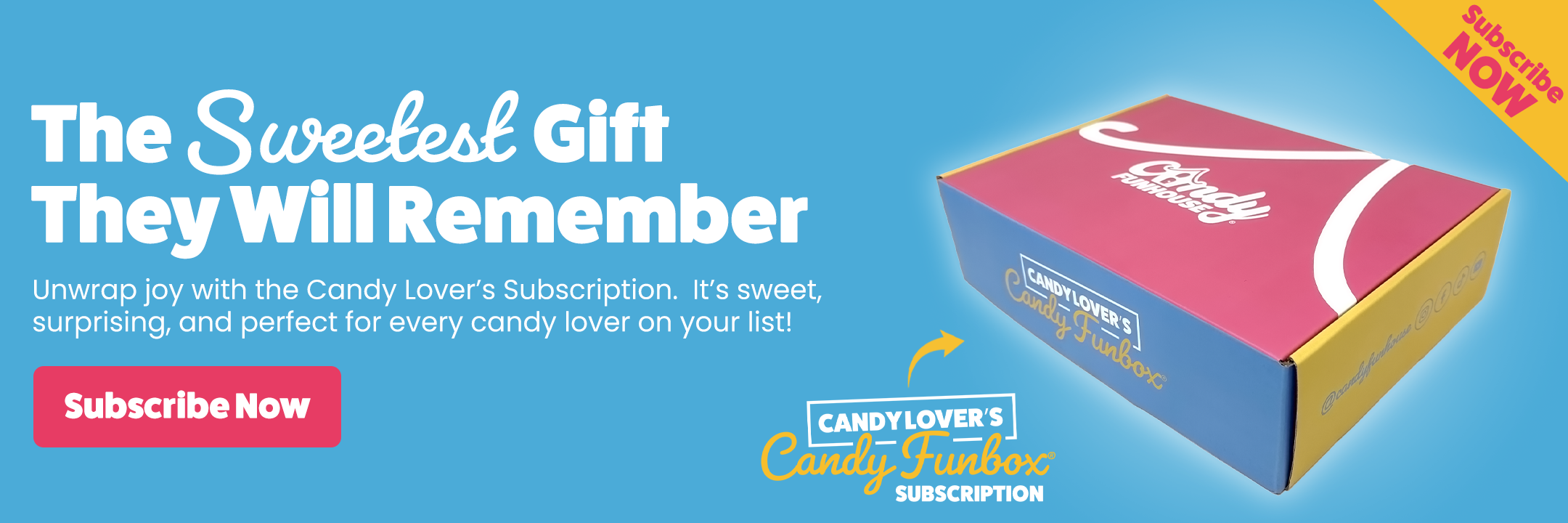Candy Subscription Box Canada - Candy Care Package Canada - Subscription Christmas Gifts 