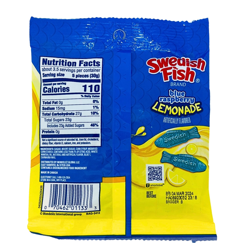 Raspberry Swedish Fish Swedish Fish Blue Raspberry Lemonade | Candy Funhouse – Candy Funhouse CA