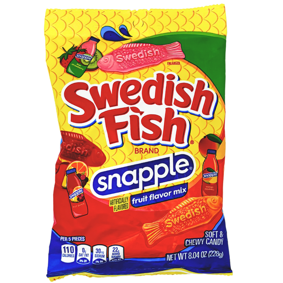 Swedish Fish Snapple - 8.04oz