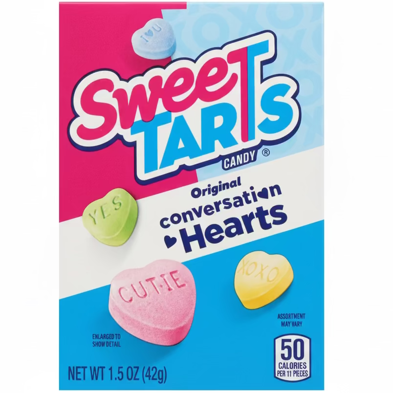 Sweetarts Conversation Hearts - 1.5oz