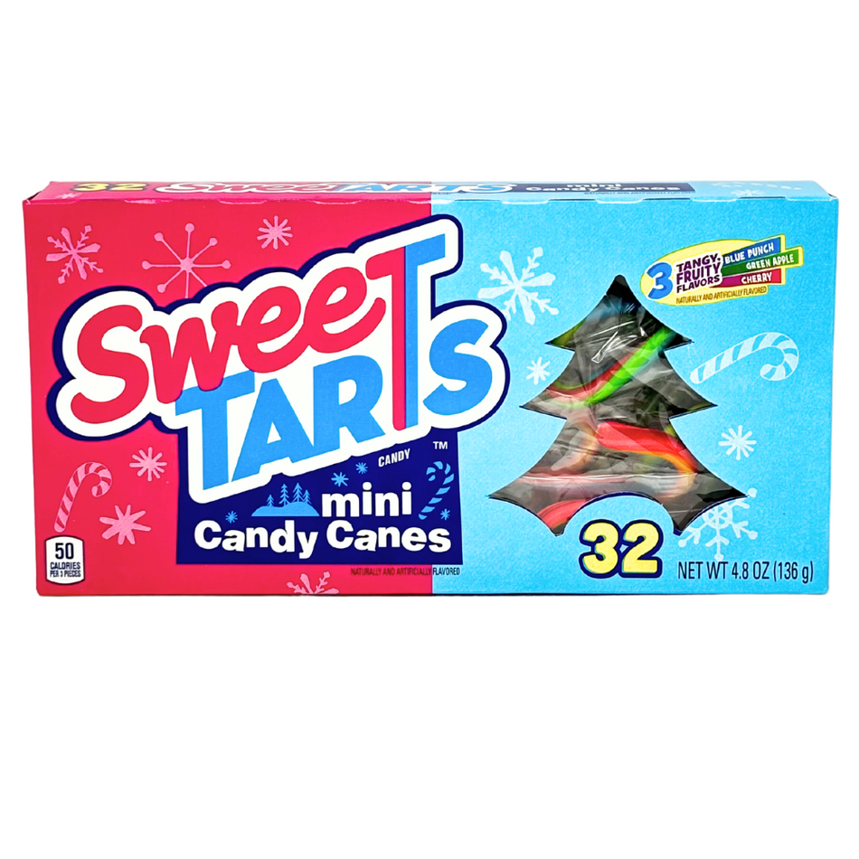 Sweetarts Mini Candy Canes - 4.8oz