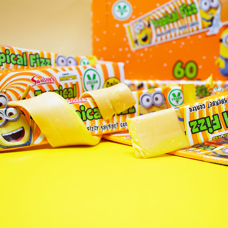 Swizzel's Minions Tropical Fizz Chew Bar (UK)|Candy Funhouse