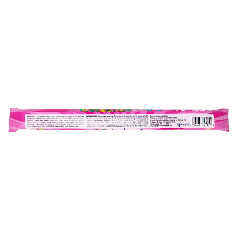 Tajubo Gummy Rope Strawberry - 26g  Nutrition Facts Ingredients