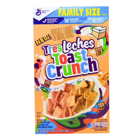 Tres Leche's Toast Crunch 552g - American Cereal - Cinnamon Toast Crunch - Tres Leches Toast Crunch