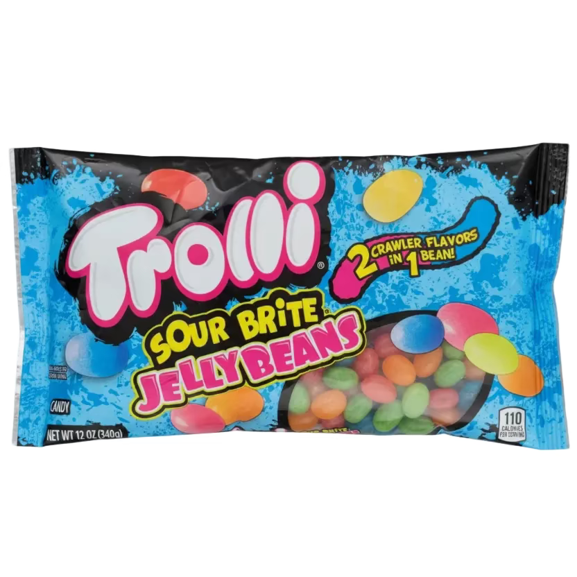 Trolli Sour Brite Jelly Beans - 12oz