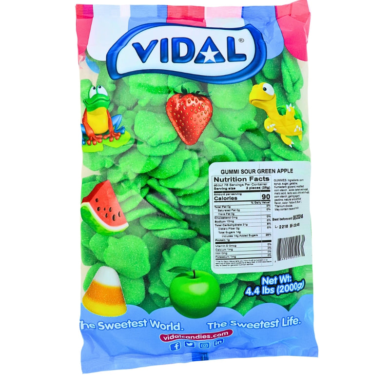 Vidal Sour Green Apples Bulk Candy Candy Funhouse