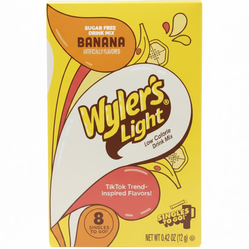 Wyler's Light Singles To Go Drink Mix Banana