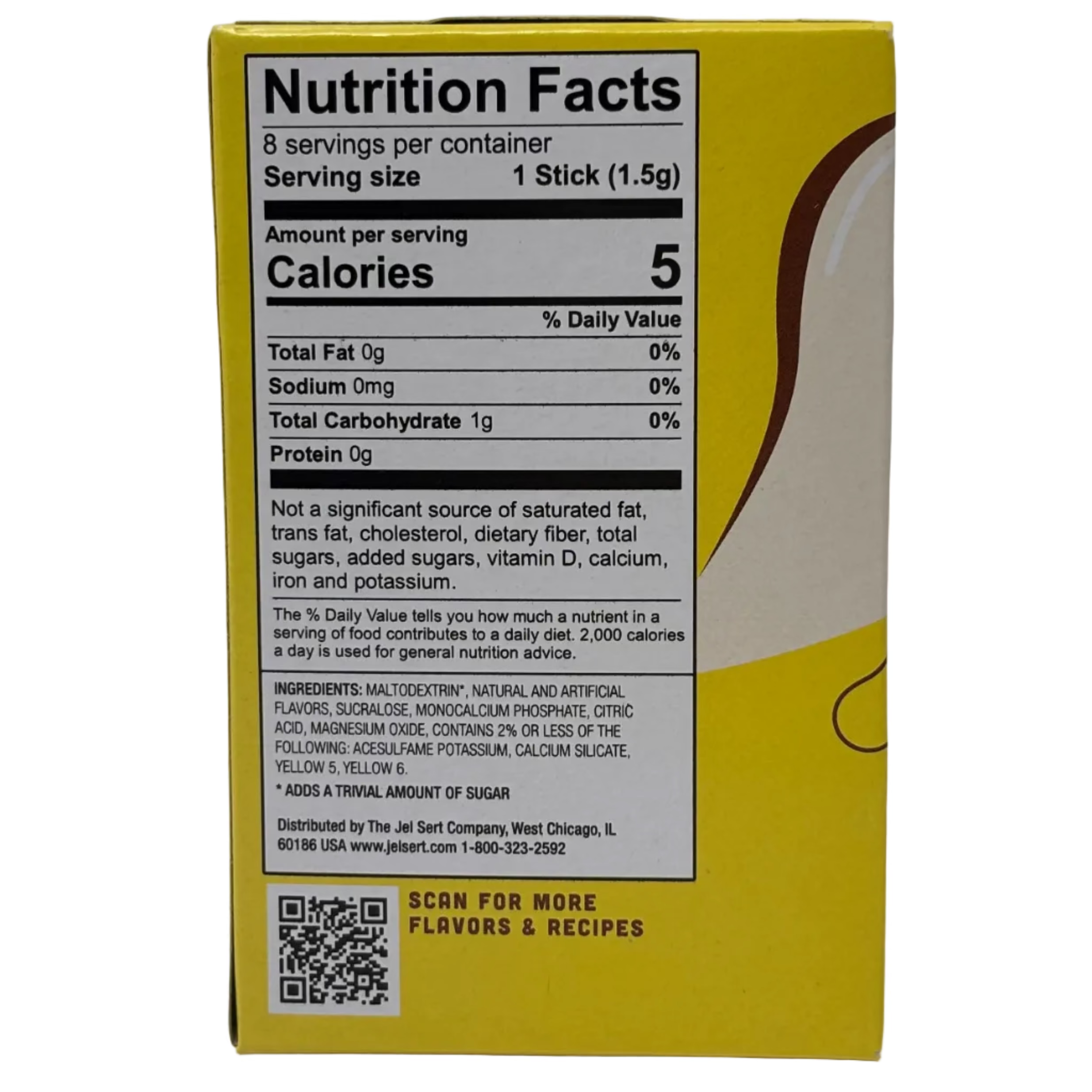 Wyler's Light Singles To Go Drink Mix Banana Ingredients