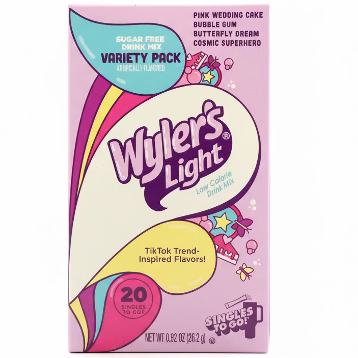 Wyler's Light Singles To Go Drink Mix Cosmic Variety Pack (20 Pieces)