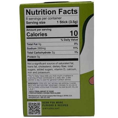 Wyler's Light Singles To Go Drink Mix Picklemonade Ingredients