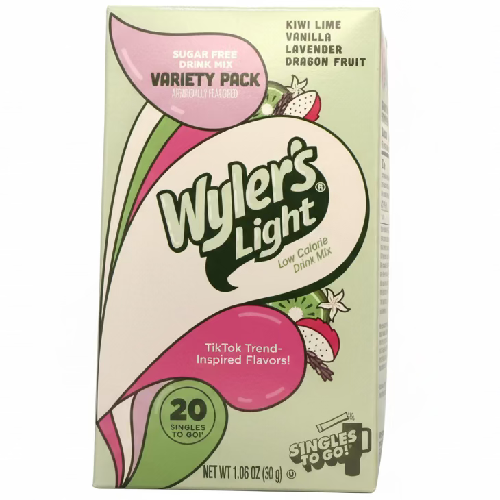 Wyler's Light Singles To Go Drink Mix Tropical Variety Pack (20 Pieces)