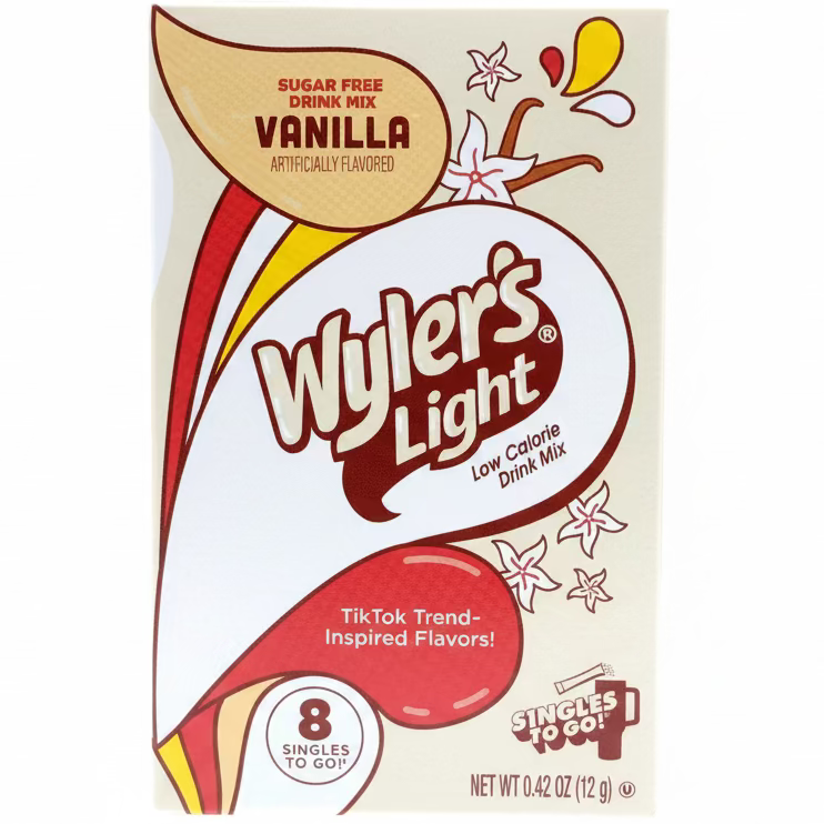Wyler's Light Singles To Go Drink Mix Vanilla